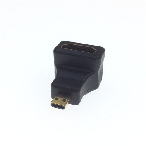 MicroHDMI公转HDMI母转接头90度弯头直角D型转A型高清头平板相机