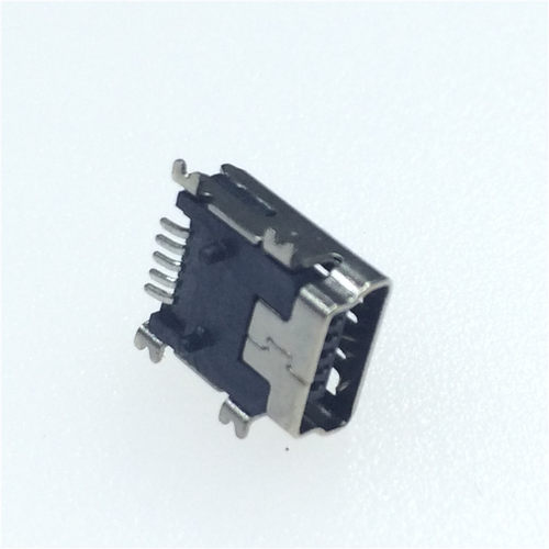 mini 5p母焊接头T型口V3插孔接口贴片头迷你USB 5P焊接头MP3Mmp4