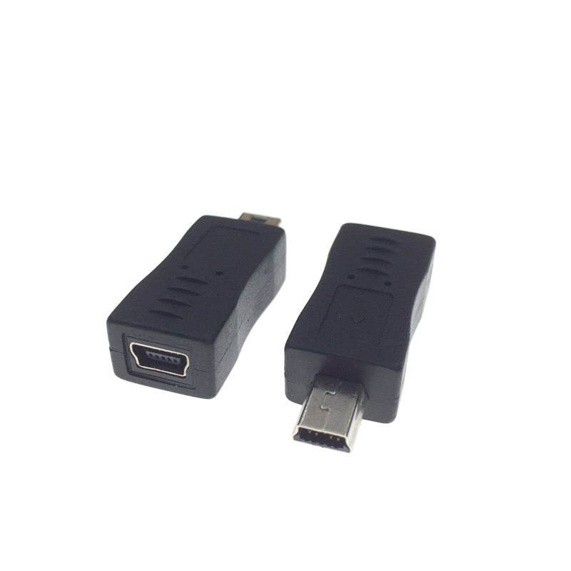 mini 5p公对母延长头T型口V3车载迷你USB插头行车记录仪电源接头