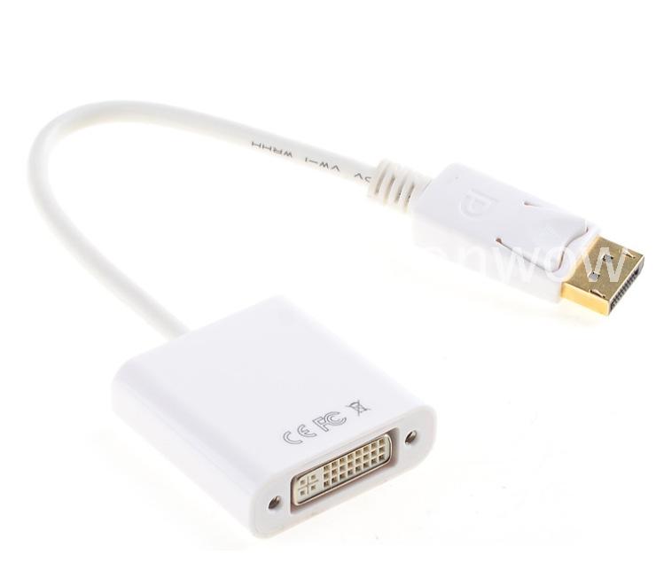 DP转DVI-I孔转接线 displayport TO DVI24+5母转换线 显卡适配线