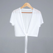 防晒薄款 2026初夏云南穿搭新款 开衫 配裙子外搭短款 冰丝小披肩夏季