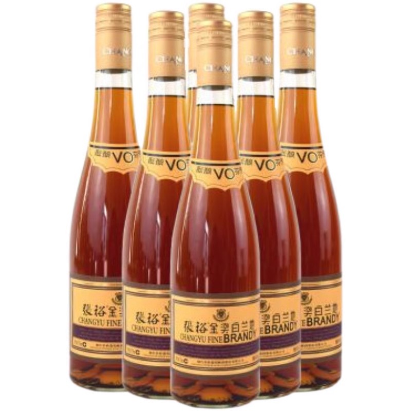 2021年酒6支张裕VO金奖白兰地40度750ml