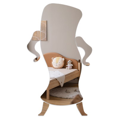 软镜子贴墙自粘墙面高清亚克力