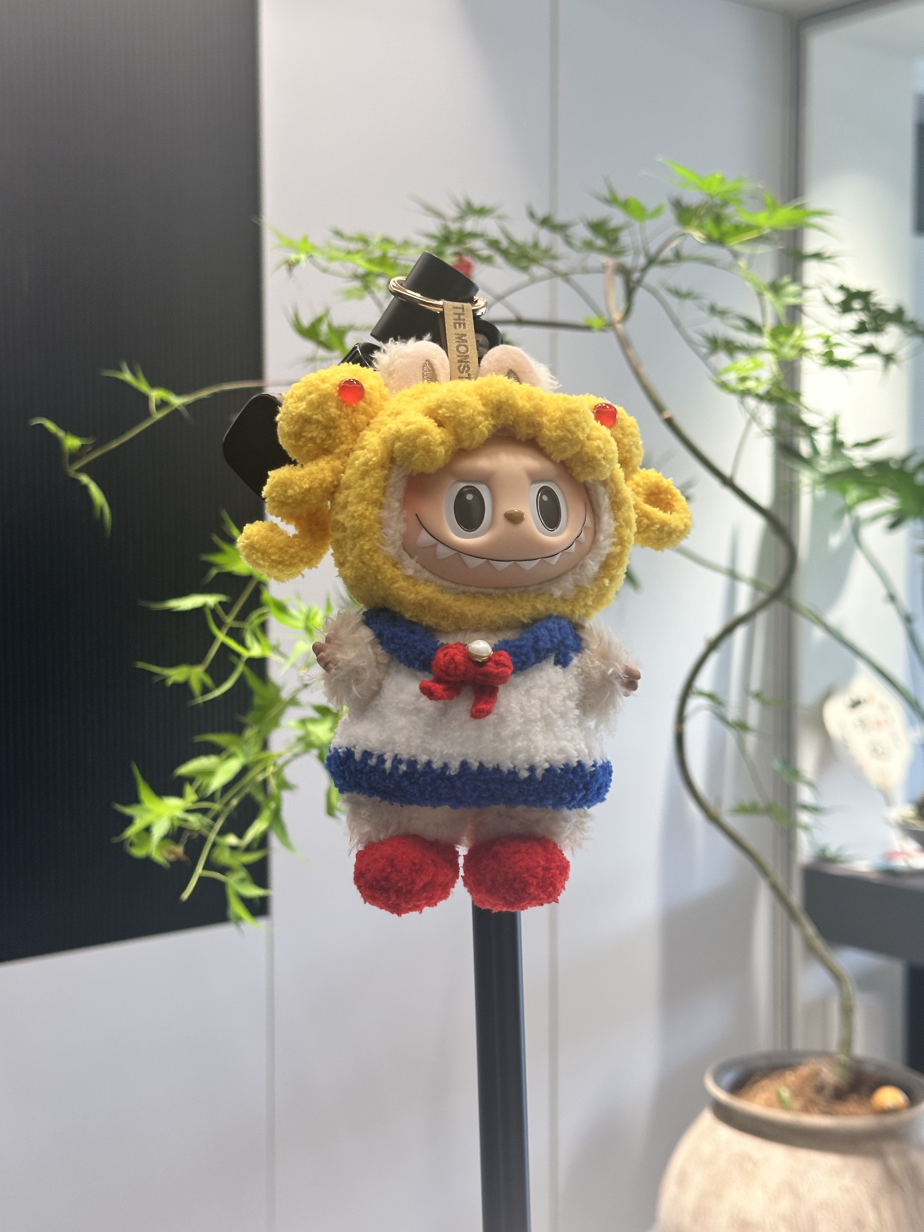 仅衣服】挂件盲盒拉布布衣服纯手工编织美少女水冰月着替萌