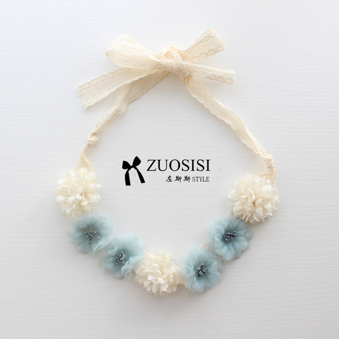 the republic of korea girl Hairdressing baby Hair band Garland Necklace full dress collocation decorate Adjustablein the Children/Baby/Family fitted , Children's Accessories , Hair Accessories  category - from Buy2taobao.com to provide professional Taobao agent buy service