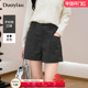阔腿裤 朵以2025冬季 通勤百搭藏胯显瘦高腰A字西装 短裤 新款 时尚