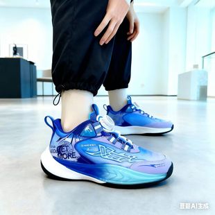 男童休闲篮球3 舒适软底童鞋 661秋季 上新潮流帅气男女童运动鞋