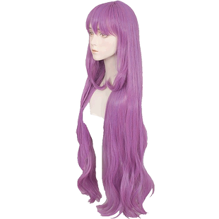 VOCALOID3苍姬RAPISAOKI RAPISU紫罗兰蓝紫渐变接发cos假发