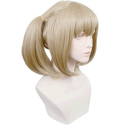 为了女儿,我说不定连魔王都能干掉 拉提娜 带头皮双辫子款cos假发