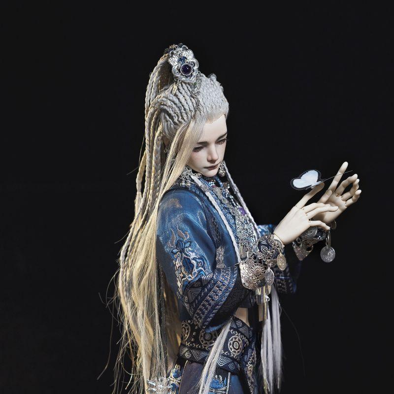 猫鸥&桃仙迷宫 滇南卜梦合作款假发链接 bjd脏辫 小狼尾 手钩可选