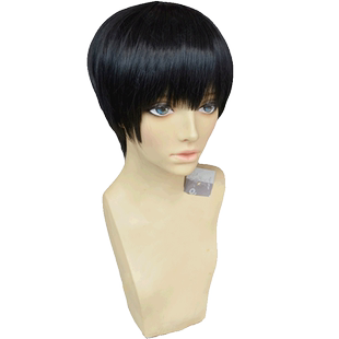 喜欢本大爷的竟然就你一个?山下大辉 黑色收脸男款cosplay假发