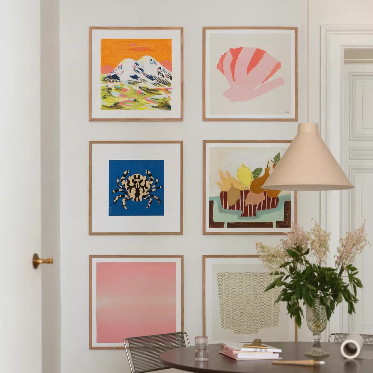 新品北欧小众组合装饰画画芯海报