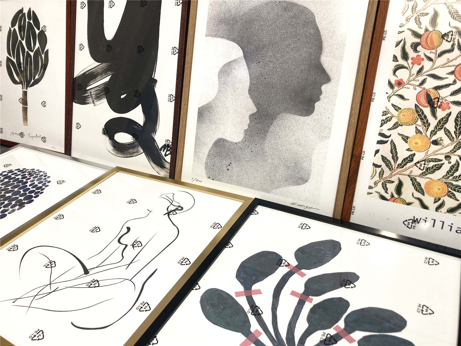 简约铝合金平面画框相框尺寸定制