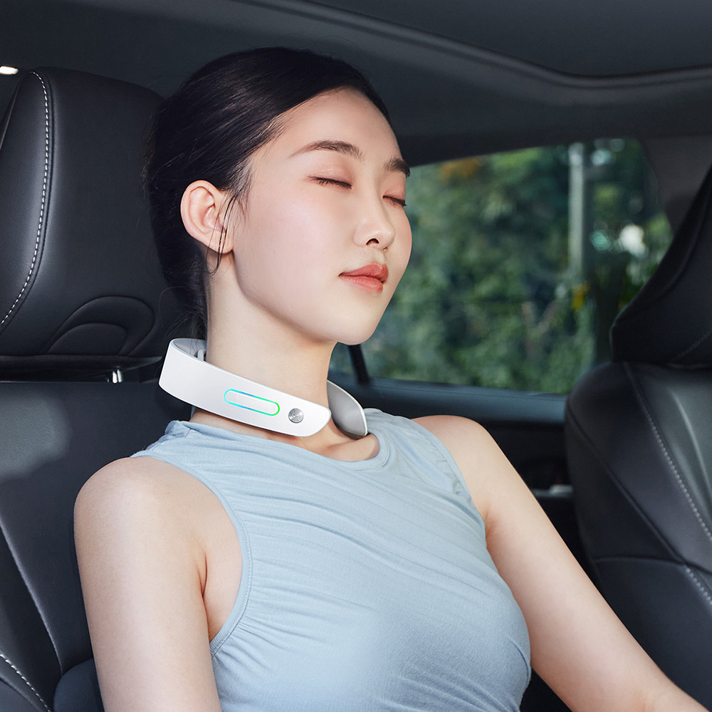 小熊AMQ-F05W6电动热敷脖子颈椎按摩仪 肩颈按摩神器护颈仪按摩器