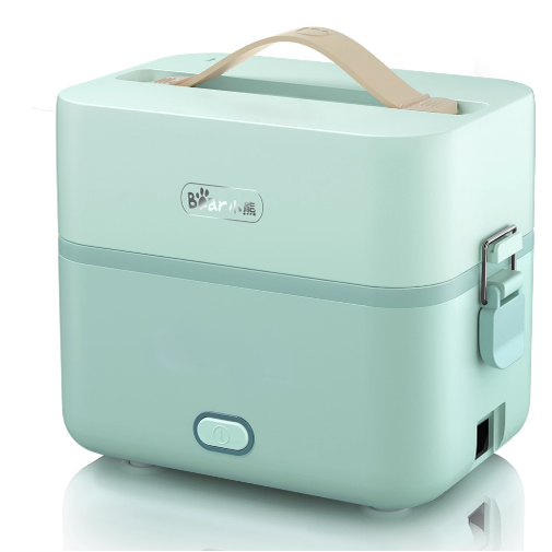 小熊电热饭盒保温可插电加热便当盒蒸煮热饭器上班族自热电饭盒