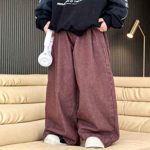湖州织里童装男童牛仔裤2026秋季新款儿童宝宝长裤男孩春秋裤子潮