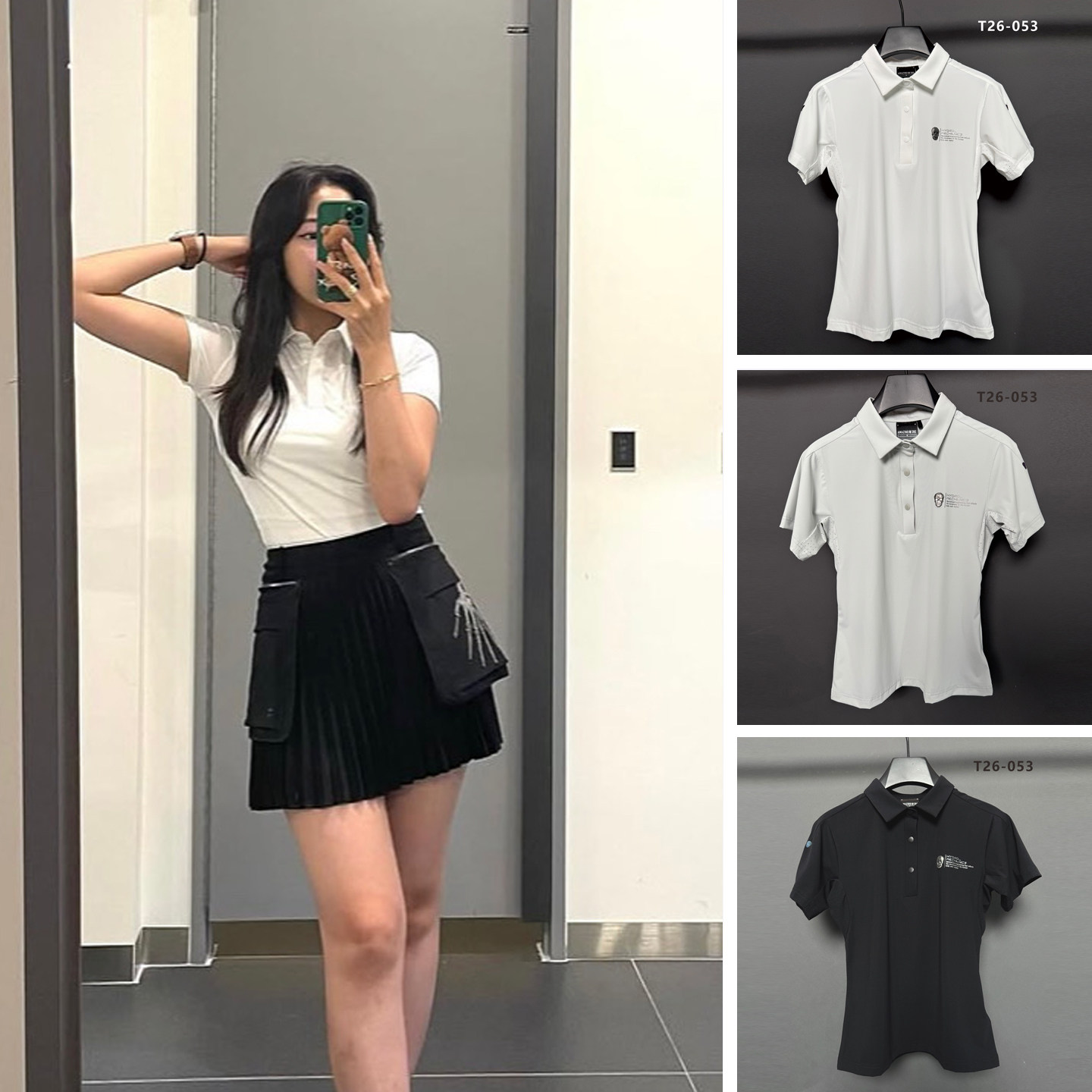 夏季高尔夫女POLO衫速干透气