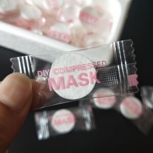 100粒蚕丝压缩面膜纸一次性湿敷面膜水疗纸膜MASK美容院无菌面膜