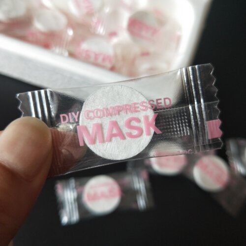 蚕丝压缩面膜美容院专用湿敷纸