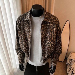 智快鱼港仔文艺男装店铺素拼商场同款欧洲站2026新款单农夹克外套