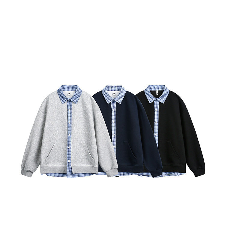 智快鱼潮牌ggvv高级感2025新款拓之风青少年男装帅气学生潮流卫衣