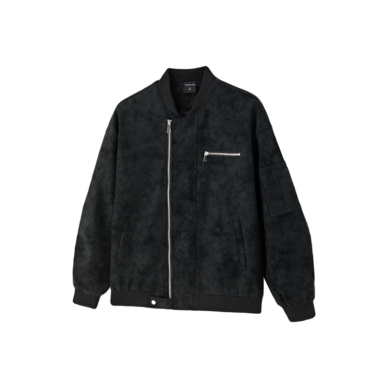 智快鱼港仔文艺花花正品公子ushi男装2025新款外套潮流高级感夹克