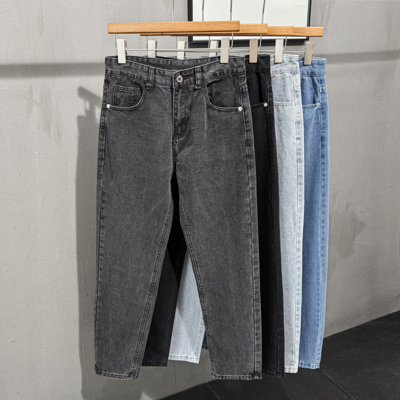 智快鱼潮流前线2025新款崔布局g5g6青少年男装帅气学生潮流牛仔裤