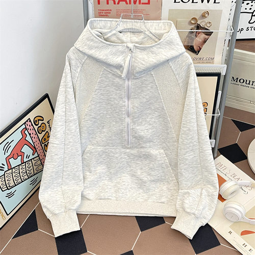 智快鱼潮牌ggvv高级感2025新款大白鲨青少年男装帅气学生潮流卫衣