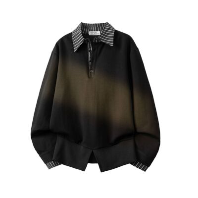 智快鱼bsija乔顿ushi素拼商场同款欧洲站2026新款男装西西里t恤衫