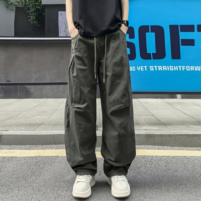 智快鱼京东品牌潮流前线男装官方旗舰店曼哈顿男裤2025新款休闲裤