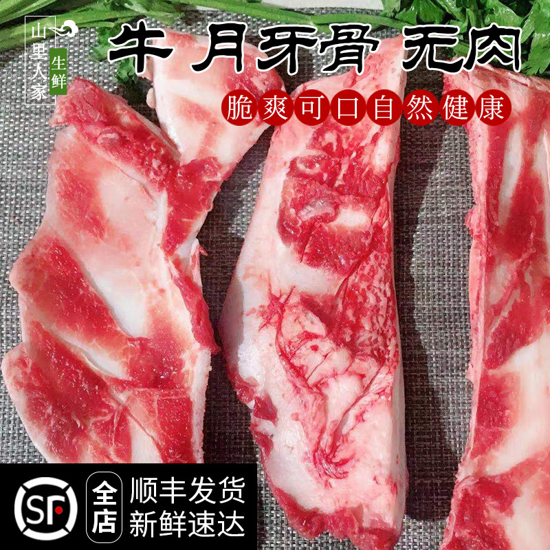 新鲜牛月牙骨煲汤烧烤火锅食材