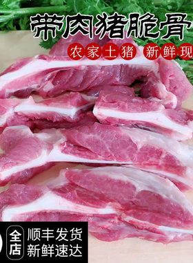 新鲜带肉猪脆骨散养土猪猪软骨