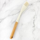 出口食品级硅胶油壶刷子木柄耐高温烧烤刷子面包刷扫烘焙厨房工具