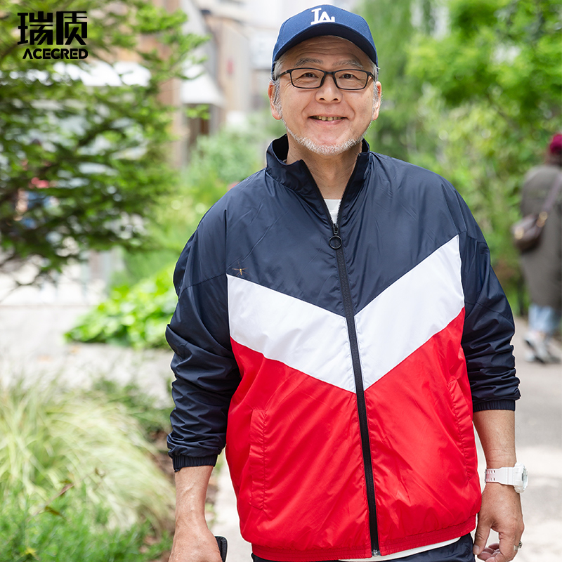 清仓春秋爸爸运动休闲卫衣中老年人男装老爸晨运外套中年爷爷春装