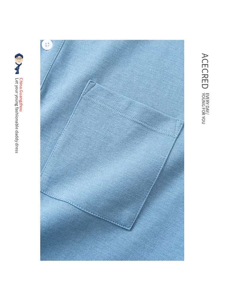 DADDY T-SHIRT SHORT SLEEVE POLO SHIRT MIDDLE-AGED MENS SUMMER CLOTHES HALF-SLEEVED MIDDLE-AGED GRANDFATHER SUMMER FATHERS CLOTHES