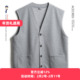 开衫 中年爸爸秋装 宽松斜纹针织马甲男中老年人春秋大码 马夹老人