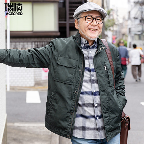 爸爸外套中年男士上衣