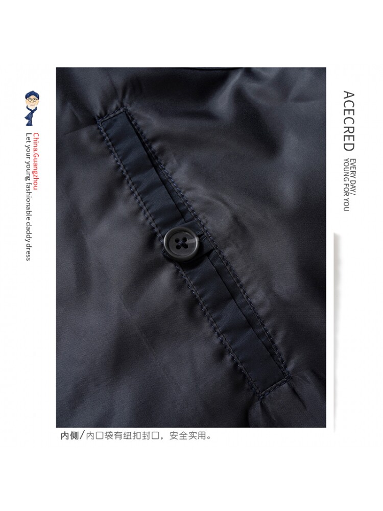 DADDY AUTUMN CLOTHES MIDDLE-AGED AND ELDERLY COTTON VESTS MENS SPRING AND AUTUMN LOOSE VESTS GRANDFATHERS OLD PEOPLES CLOTHES SHOULDERS HORSE CLIP JACKETS