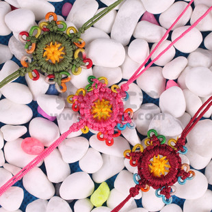 精编手工中国结手机挂绳佛珠腰挂包挂绳法轮结车挂绳桂饰结绳