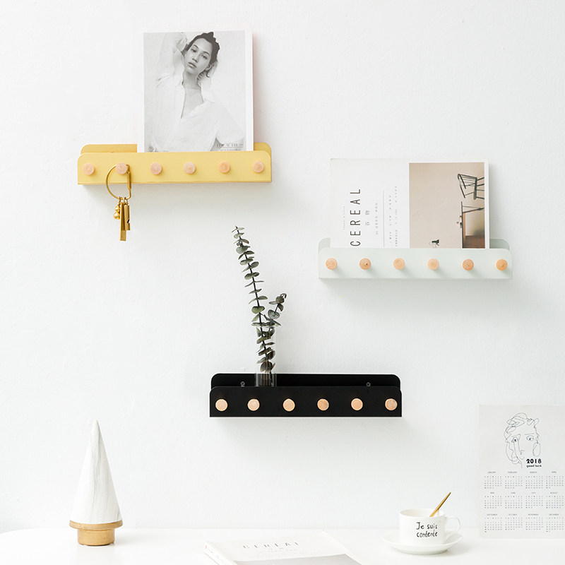 Doorway key Hooks Wall hanging Storage rack Entrance wall Clothes hanger Northern Europe decorate Coat Shelf Storage rackin the Home accessories , Mural  category - from Buy2taobao.com to provide professional Taobao agent buy service
