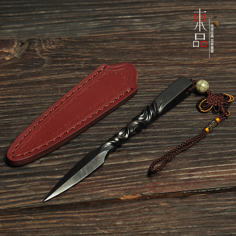 手工锻打古马龙泉茶道配件百炼钢