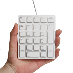 计算器快捷键】魔蛋静音超薄迷你26键专业笔记本电脑外接数字小键盘财务会计专用无线有线usb外置便携