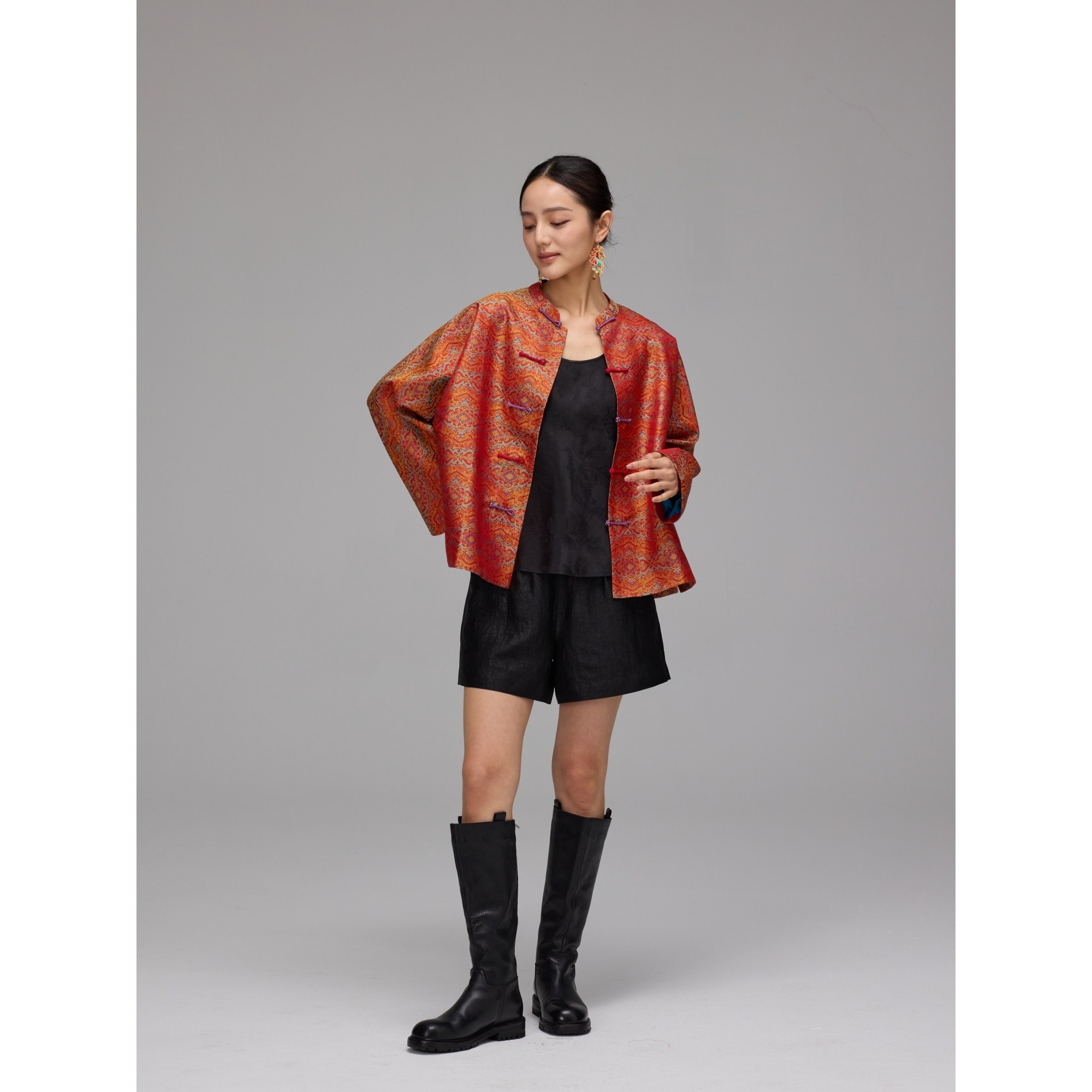 『春宴』詹祥和·桑蚕丝纳纱锦手工高定贺岁款大气国风外套,女装/女士精品,汉服上装,淘宝优惠券,粉丝福利购,淘宝优惠卷