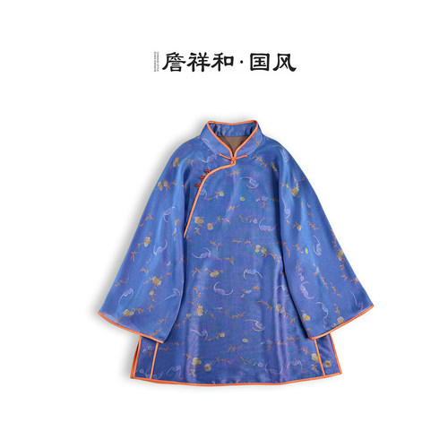 『烟罗春燕』詹祥和·桑蚕丝名家七彩纱罗国风高定气质减龄上衣