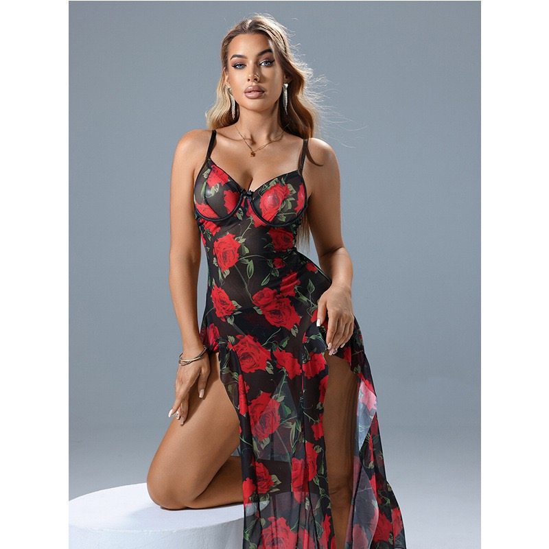 款睡衣裙精美的女人味个性时尚美