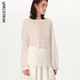 罩衫 后背荡领长袖 上衣女 新品 UNRESTRAIN「UNR」云纱