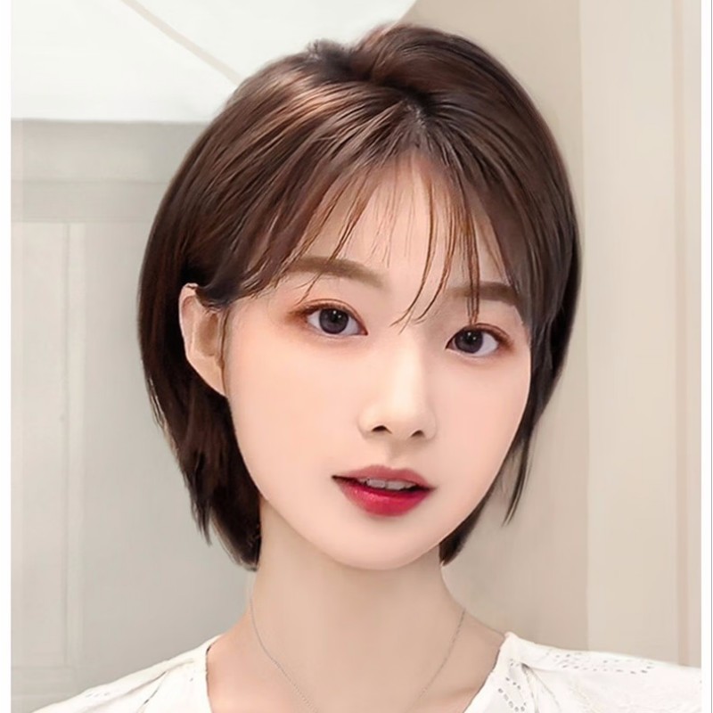 真人发丝自然女全假发