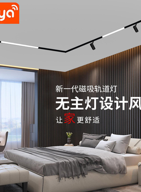 Tuya涂鸦智能轨道灯格栅灯泛光灯磁折折叠LED射灯嵌入式ZigBee