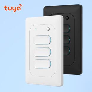 Tuya涂鸦智能120美规开关按键语音声控开关ZigBee单火WiFi远程