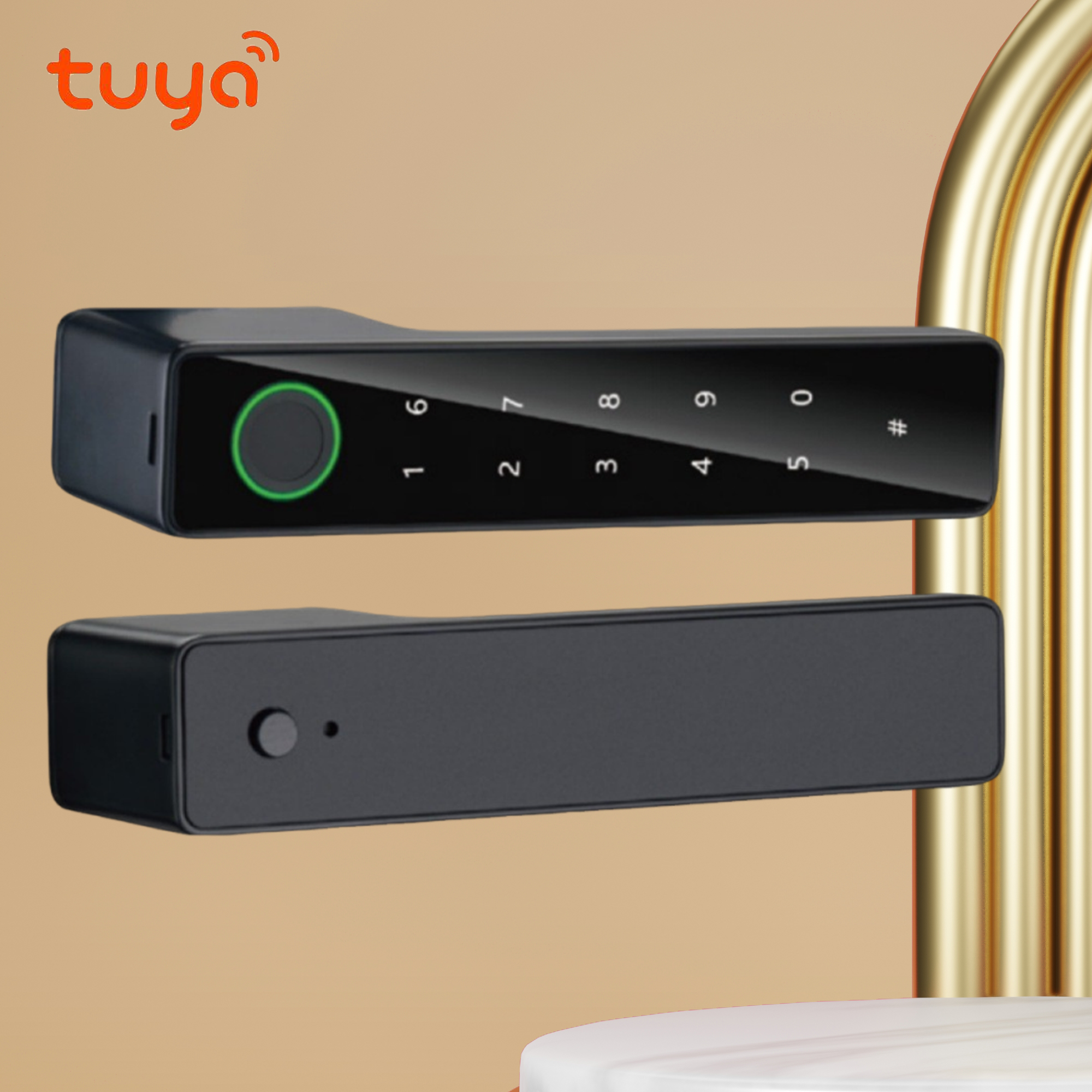 Tuya涂鸦智能锁蓝牙手柄锁手机远程虚拟密码指纹应急钥匙解锁联动